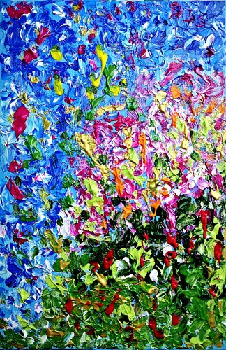 Au jardin di Jennifer Boisard, Pittura in vendita su Singulart