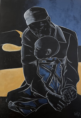 Exil di Lauriane Itoua (Lylo), Pittura in vendita su Singulart