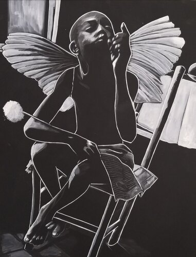 Ange di Lauriane Itoua (Lylo), Pittura in vendita su Singulart