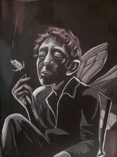 Serge by Lauriane Itoua (Lylo), Drawing for Sale on Singulart