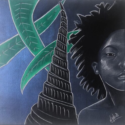 Babel von Lauriane Itoua (Lylo), Malerei kaufen auf Singulart