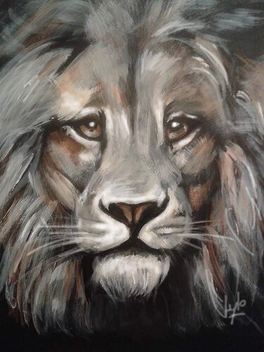 Majesté di Lauriane Itoua (Lylo), Pittura in vendita su Singulart