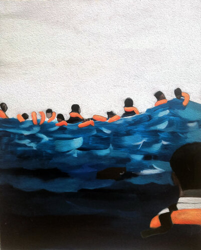 Naufrage von Lauriane Itoua (Lylo), Malerei kaufen auf Singulart