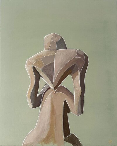 L’Homme intérieur von Lauriane Itoua (Lylo), Malerei kaufen auf Singulart