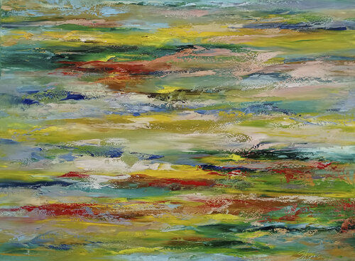 "Bright reflections on the water" von Tamara Shyrai, Malerei kaufen auf Singulart