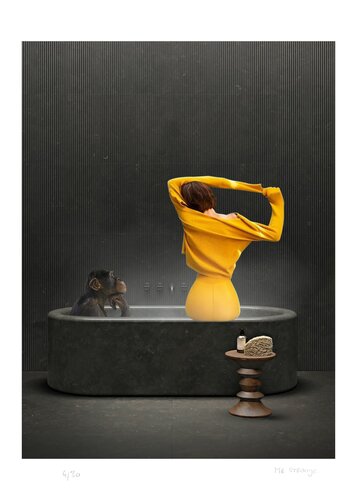 Family Bath (IV) di Jean-Marie Gitard, Stampa in vendita su Singulart