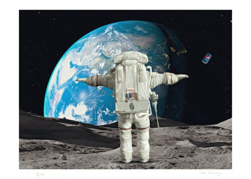 Moon von Jean-Marie Gitard, Druck kaufen auf Singulart