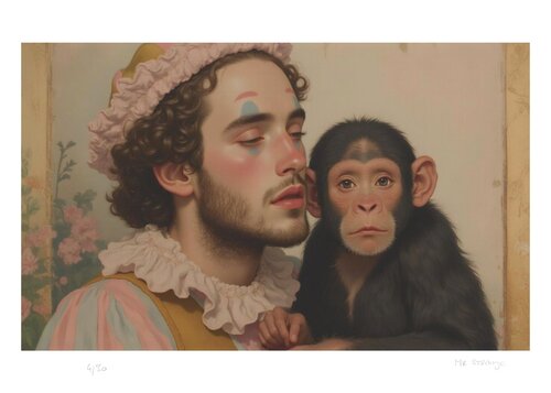 Tendres Cousins van Jean-Marie Gitard, Afdruk te koop op Singulart