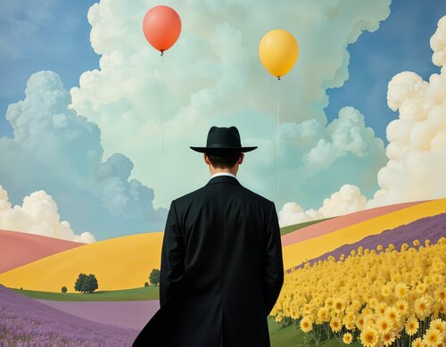 The Man in Black von Jean-Marie Gitard, Druck kaufen auf Singulart