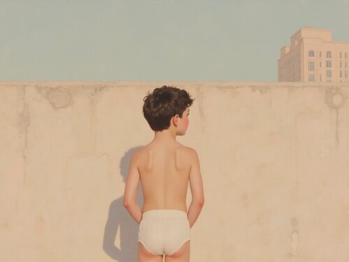 Behind the Wall von Jean-Marie Gitard, Druck kaufen auf Singulart