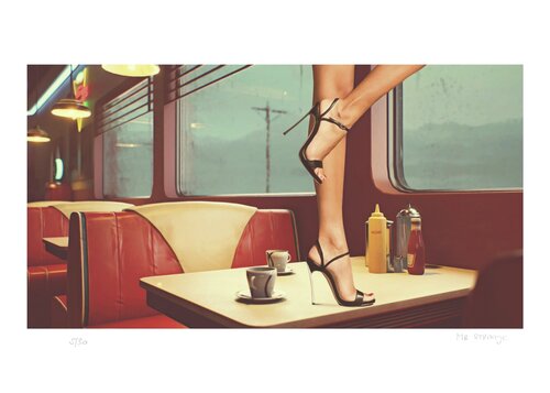 High Heels (II) von Jean-Marie Gitard, Druck kaufen auf Singulart