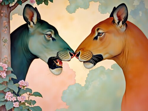 Hindu Tales von Jean-Marie Gitard, Druck kaufen auf Singulart