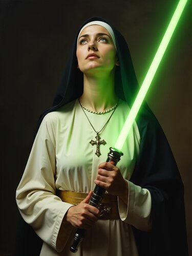 Space Nun by Jean-Marie Gitard, 版画 for Sale on Singulart