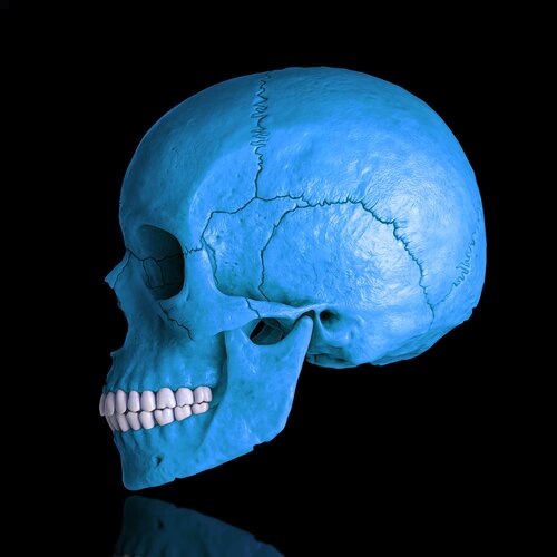 Death in Blue von Jean-Marie Gitard, Druck kaufen auf Singulart