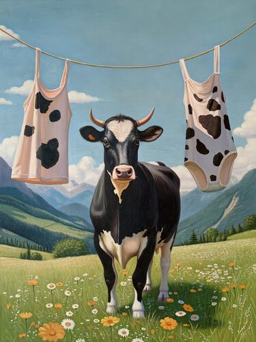 La Suisse, Quel beau Pays! von Jean-Marie Gitard, Malerei kaufen auf Singulart