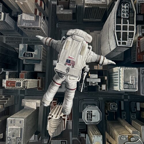 Back to Earth von Jean-Marie Gitard, Malerei kaufen auf Singulart