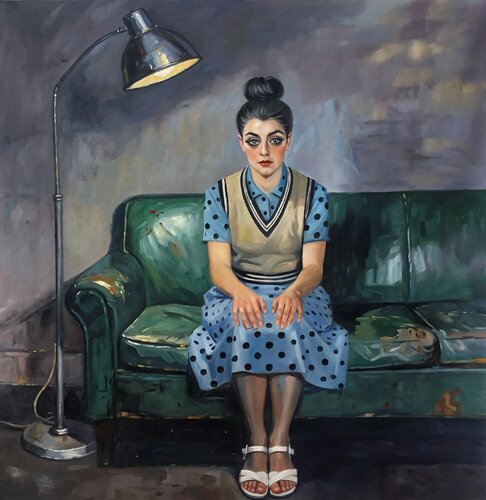 American Gothic III von Jean-Marie Gitard, Malerei kaufen auf Singulart
