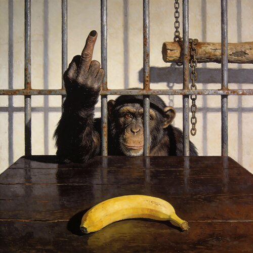 Fuck You! von Jean-Marie Gitard, Druck kaufen auf Singulart
