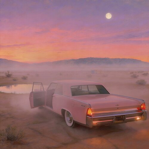 The Mysterious Car di Jean-Marie Gitard, Stampa in vendita su Singulart