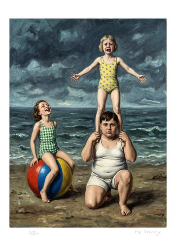 Happy Days at Praia de Carcavalos von Jean-Marie Gitard, Druck kaufen auf Singulart