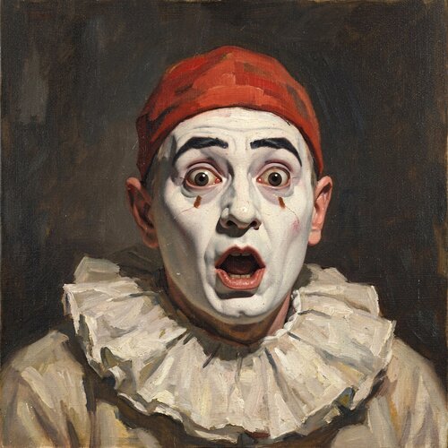 Le Clown Zinger by Jean-Marie Gitard, 絵画 for Sale on Singulart