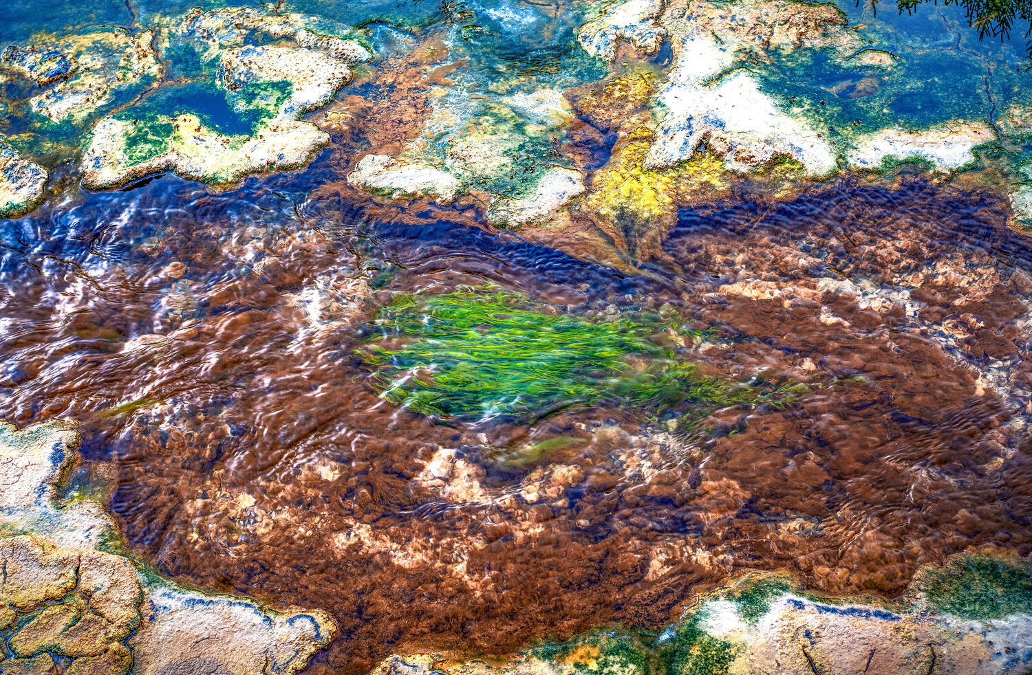 Seawater flowing deep inland PETER WOODBURN
