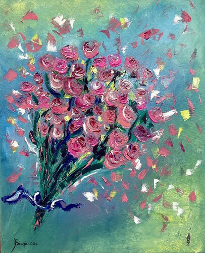 Fiori in volo von Biagio Antonio Occhipinti, Malerei kaufen auf Singulart