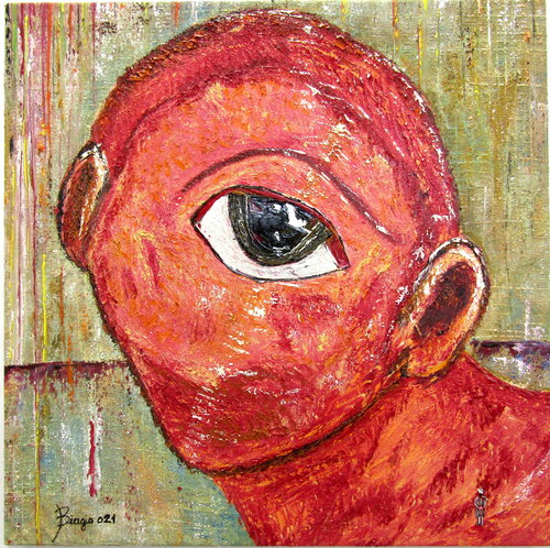 Nobody (Visione a Metà) von Biagio Antonio Occhipinti, Malerei kaufen auf Singulart