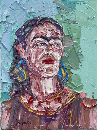 Tribute to Frida Kahlo van Biagio Antonio Occhipinti, Schilderij te koop op Singulart