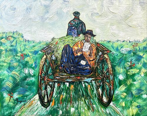 The letter (omaggio a Vincent Van Gogh) Biagio Antonio Occhipinti