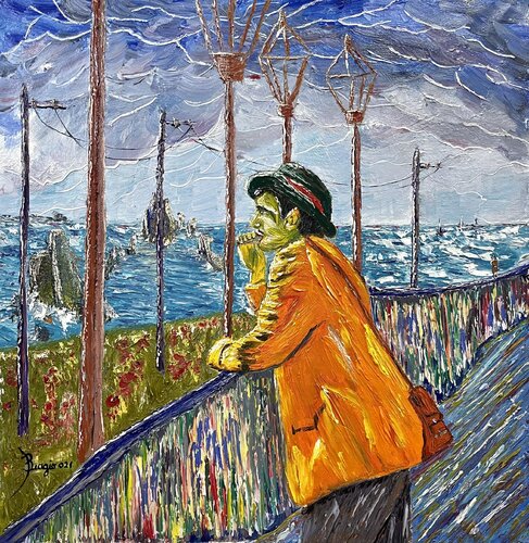 Silence (Omaggio a Vincent Van Gogh) de Biagio Antonio Occhipinti, Pintura a la venta en Singulart