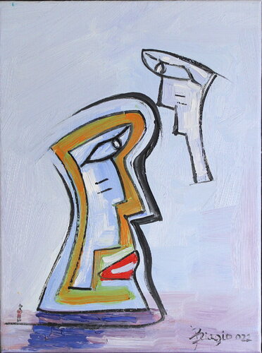 Il Mio io by Biagio Antonio Occhipinti, Painting for Sale on Singulart