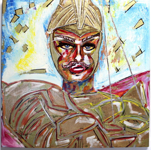 Orlando Furioso (Sicilian Puppy) di Biagio Antonio Occhipinti, Pittura in vendita su Singulart