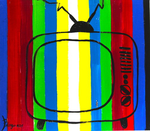 1977 TV van Biagio Antonio Occhipinti, Schilderij te koop op Singulart