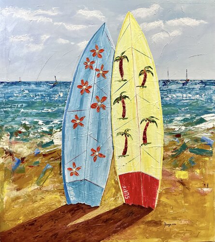 Aspettando le Onde von Biagio Antonio Occhipinti, Malerei kaufen auf Singulart