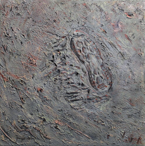 Lunar landing by Biagio Antonio Occhipinti, Painting for Sale on Singulart
