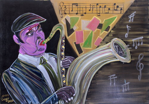 Jazz von Biagio Antonio Occhipinti, Malerei kaufen auf Singulart