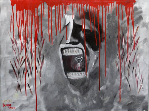 Australia (L'urlo) by Biagio Antonio Occhipinti, Painting for Sale on Singulart