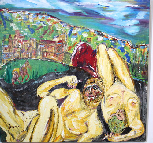 Pandemic Idleness von Biagio Antonio Occhipinti, Malerei kaufen auf Singulart