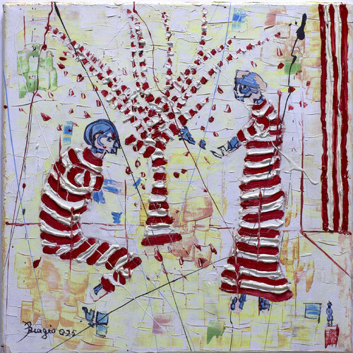 Transizione #5 (La confessione) par Biagio Antonio Occhipinti, Peinture en vente sur Singulart