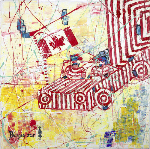 L'ingresso di Biagio Antonio Occhipinti, Pittura in vendita su Singulart