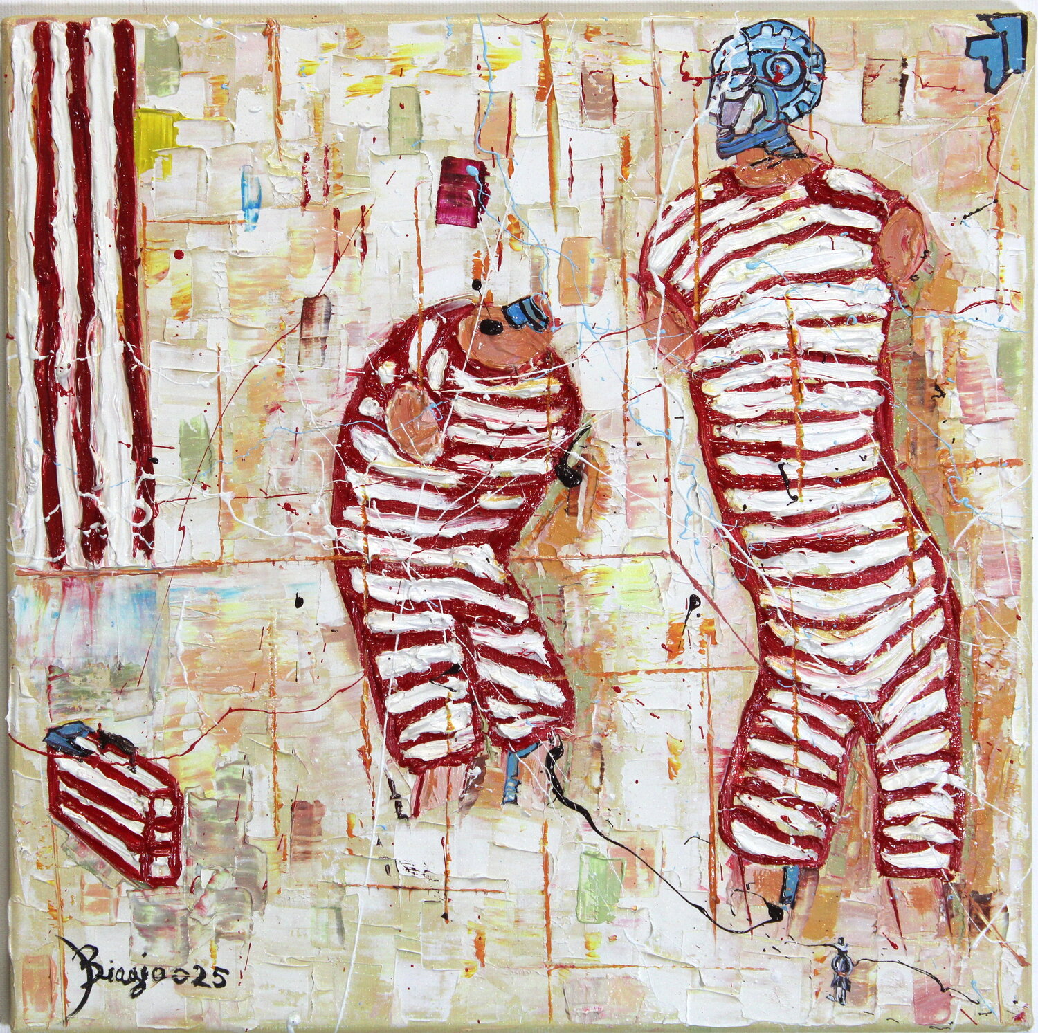 Transizione #1 (In partenza) Biagio Antonio Occhipinti Originalgemälde zu verkaufen