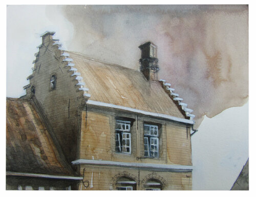 Rumbeke Sketch A4 by Claudio Pincas Feldman, Painting for Sale on Singulart
