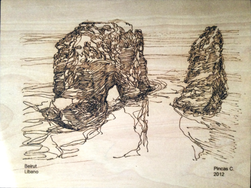Beirut ( Rocas) by Claudio Pincas Feldman, Print for Sale on Singulart