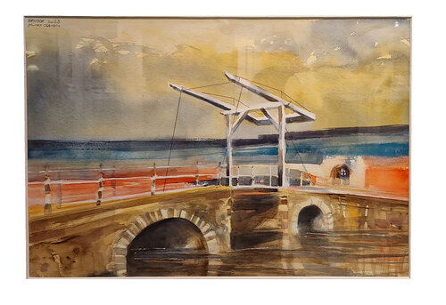 Puente en Brujas von Claudio Pincas Feldman, Malerei kaufen auf Singulart