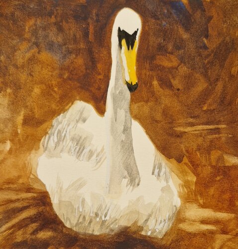 Cisne 1 de Claudio Pincas Feldman, Pintura a la venta en Singulart