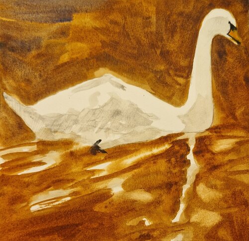 Cisne 4 von Claudio Pincas Feldman, Malerei kaufen auf Singulart