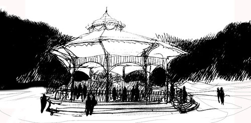 Glorieta de Belgrano von Claudio Pincas Feldman, Zeichnungen kaufen auf Singulart