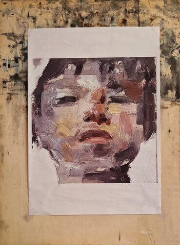 'China '(Retrato) di Claudio Pincas Feldman, Pittura in vendita su Singulart