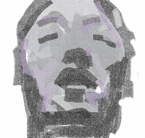 Portrait 30x30cm di Claudio Pincas Feldman, Digitale in vendita su Singulart